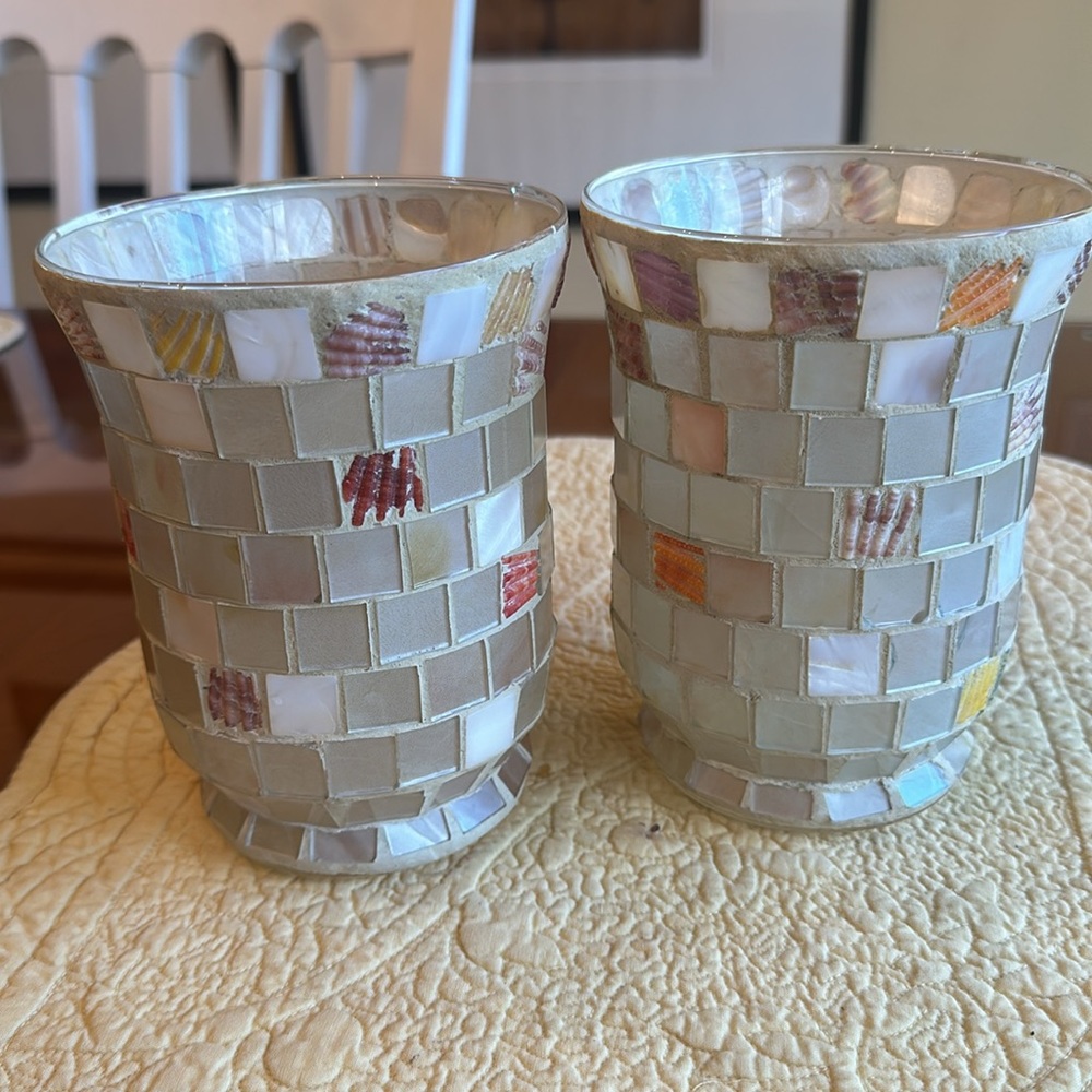 2 CANDLE HOlDERS by YANKEE CANDLE